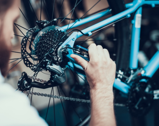 Entretien chaîne vélo