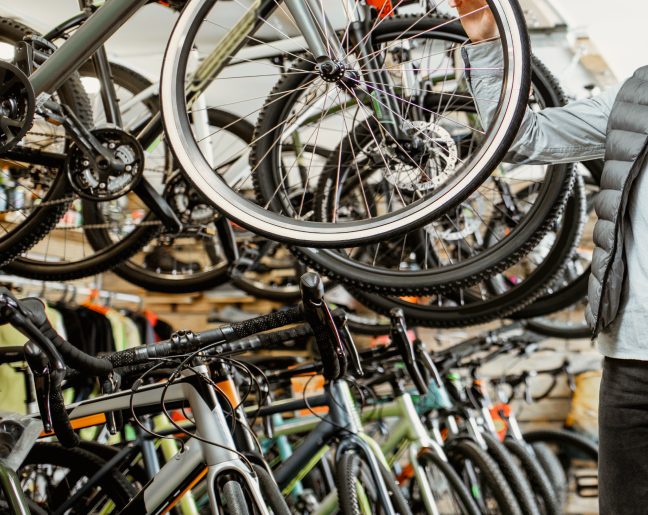 Différents modèles de vélos